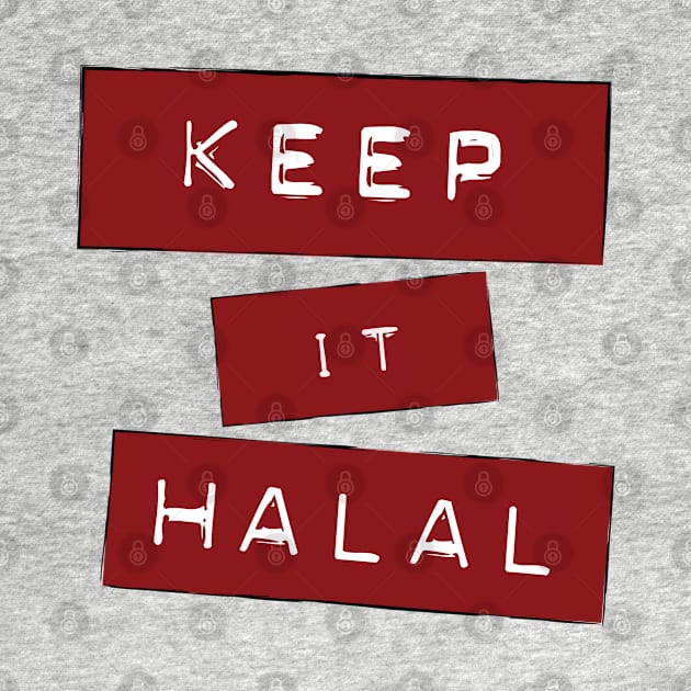 Keep It Halal, Punch Label Maker style by SubtleSplit